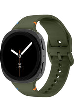 Load image into Gallery viewer, Samsung Galaxy Watch 8 40mm Uyumlu Silikon Kordon ve Kolay Kurulum Aparatlı Cam Ekran Koruyucu