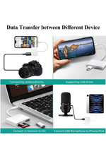 Load image into Gallery viewer, 17/16/15/Pro Max/Plus/iPad/MacBook Pro/Air Samsung Uyumlu Type-C To SD/Micro SD/TF/USB Kart Okuyucu