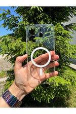 Load image into Gallery viewer, Xiaomi Redmi Note 14 Uyumlu Kılıf Sert Sararmaz Magsafe Kamera Korumalı Koruyucu Dayanıklı Kapak