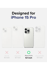iPhone 15 Pro Uyumlu Kamera Çıkıntılı Korumalı Darbe Önleyici Şeffaf Esnek Renksiz Silikon Kapak