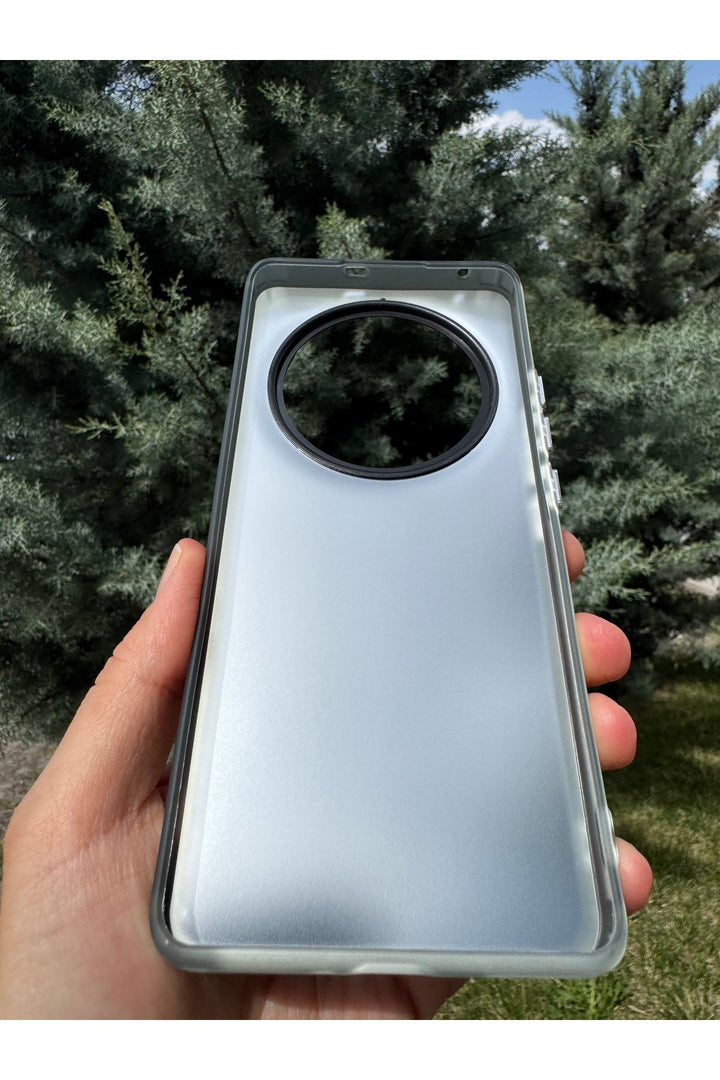 Realme 12 Pro Plus Uyumlu Kılıf Leopar Desenli Kahverengi Çizgili Metalik Tuşlu Kamera Çıkıntılı