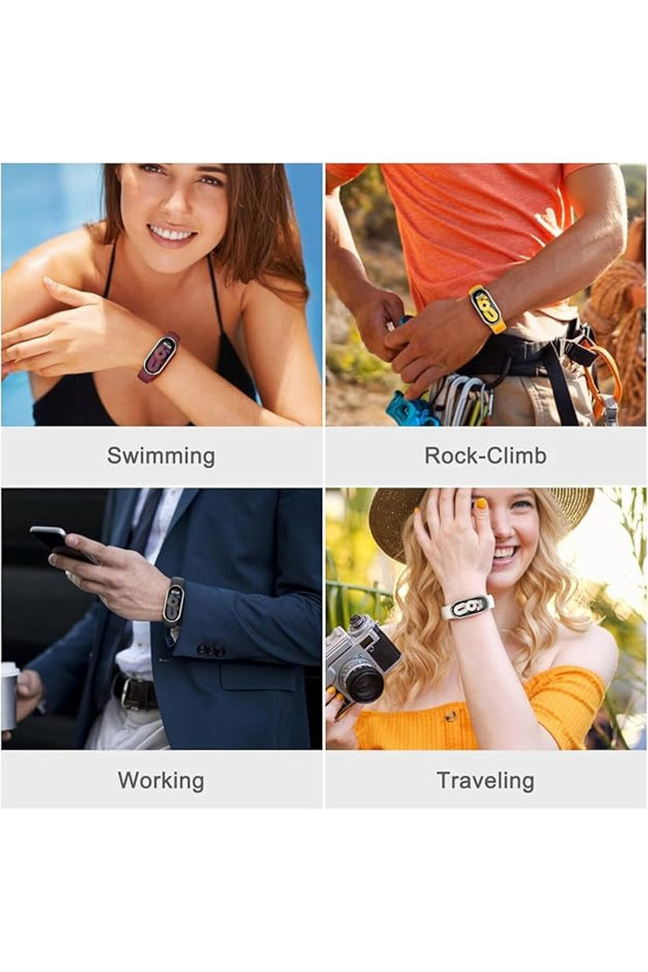 Xiaomi Mi Band 9 Uyumlu Kordon Liquid Silikon Ayarlanabilir Renkli Lekelere Dayanıklı Lansman Kordon