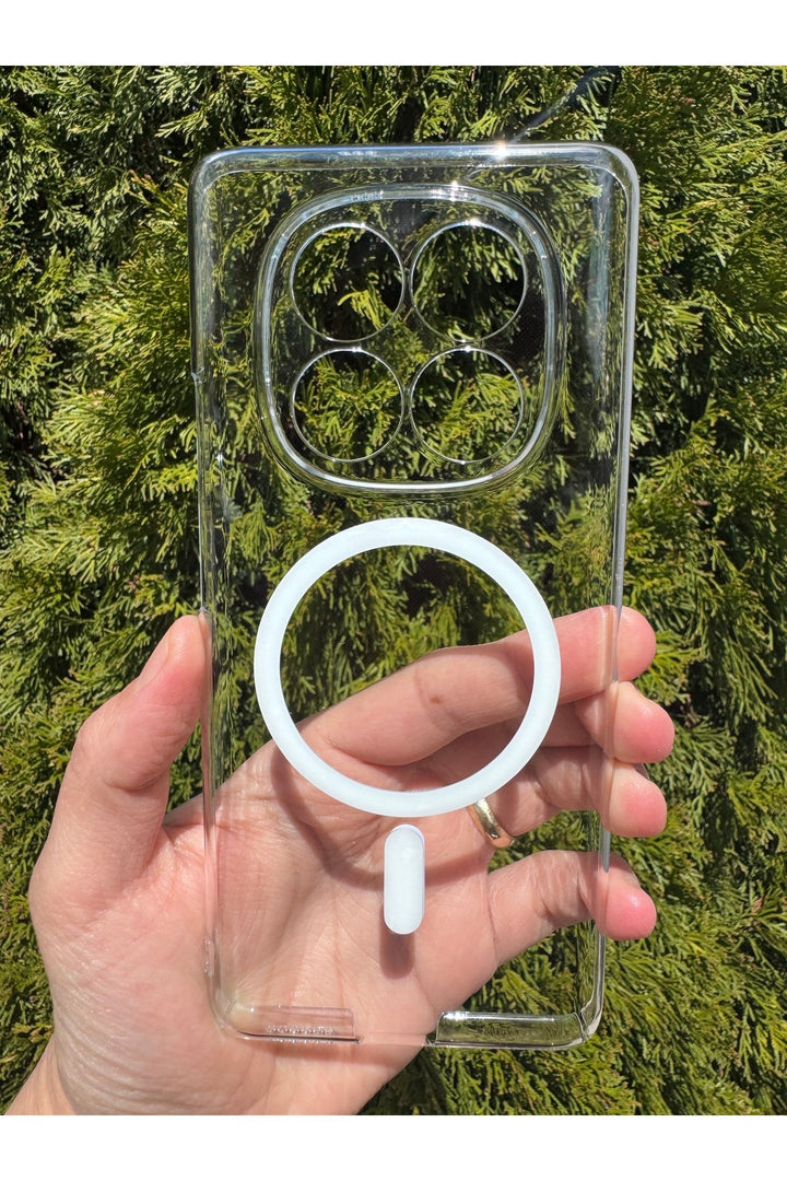 Mi Redmi Note 15 Uyumlu Kılıf İnce Sert Sararmaz Magsafe Kamera Korumalı Koruyucu Dayanıklı Kapak