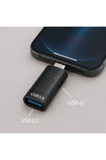 Load image into Gallery viewer, Type-C To USB 3.0 + Type-C OTG &amp; Kulaklık Dönüştürücü –2 in 1 Çoklu Kullanım Metal Çevirici Adaptör
