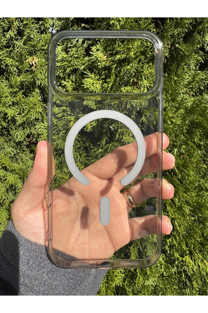 iPhone 17 Pro Max Uyumlu Kılıf Magsafe Sert Sararmaz Kamera Kenarı Koruyucu Dayanıklı Renkli Kapak