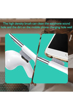 Load image into Gallery viewer, Çok Fonksiyonlu Fırçalı İğneli Süngerli Telefon/Airpods/Kulaklık/Tablet Temizleme Aracı Temizlik Kit