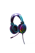 Load image into Gallery viewer, Kulaküstü Oyuncu Kulaklık RGB Led Işıklı Gaming Ayarlanabilir USB 3.5mm Jack Mikrofonlu PC/PS/X-Box