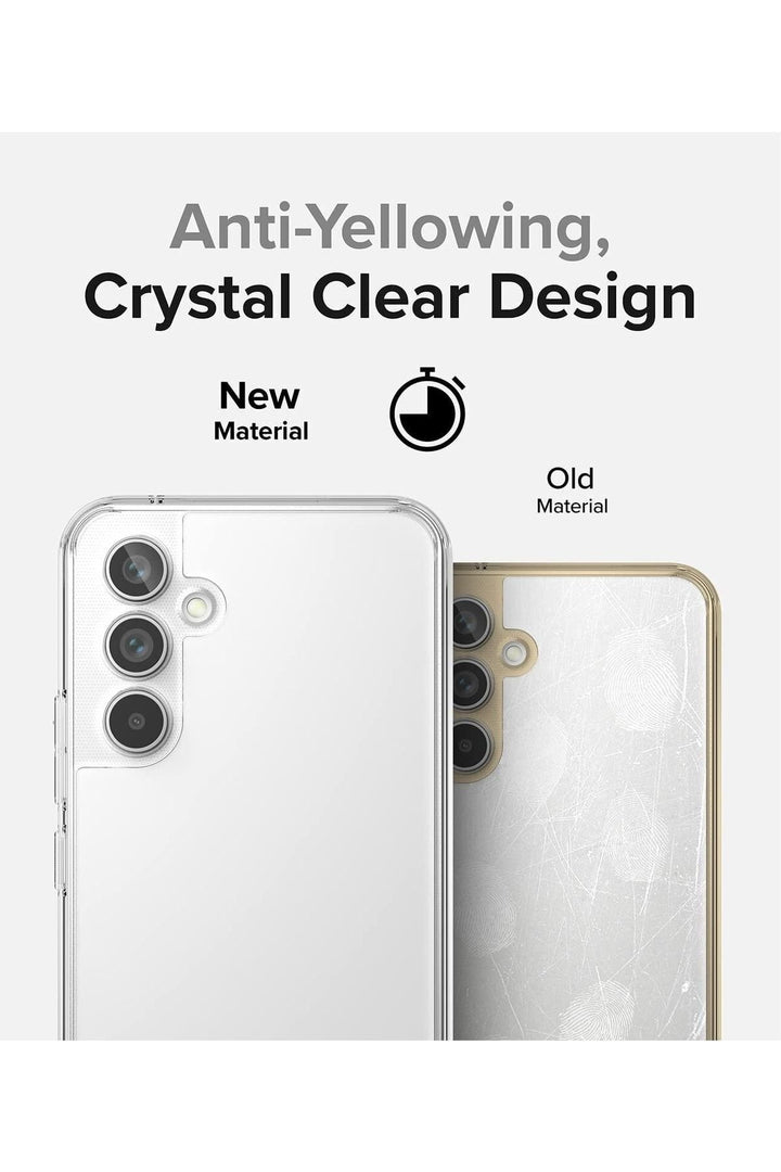 Samsung Galaxy A54 Uyumlu Kılıf 3D Kamera Koruma Darbe Önleyici Şeffaf Esnek Renksiz Silikon Kapak
