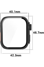 Huawei Watch Fit 3 Uyumlu Kılıf Kasa ve Ekran Koruyucu Dönüştürücü Ultra Görünmlü Darbelere Dayanklı