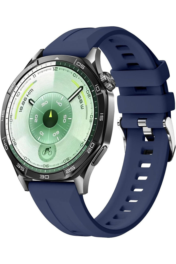 Huawei Watch Gt2e/GT2/GT2 Pro/GT3/GT3 Pro/GT4/GT5/GT6 46mm Yeşil Kumaş Ayarlanabilir Lansman Kordon
