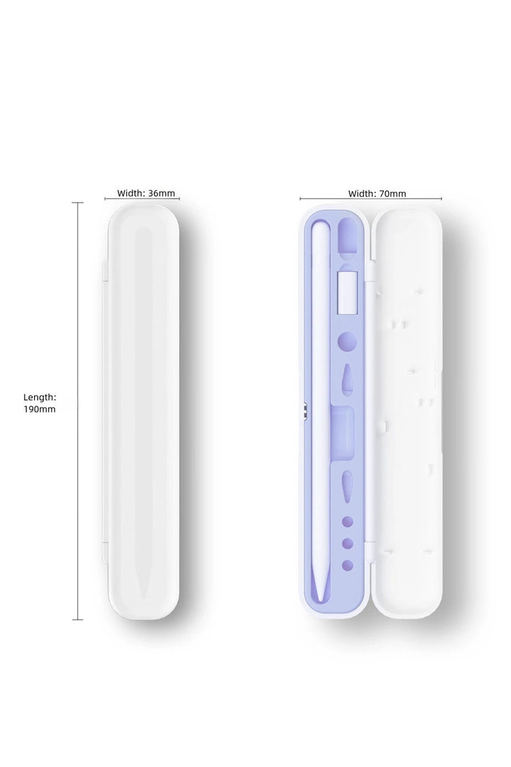Apple/Samsung/Huawei/iPad Uyumlu Kalem Ucu ve Şarj Kablosu Koruma Saklama Kutusu Taşınabilir Hafif