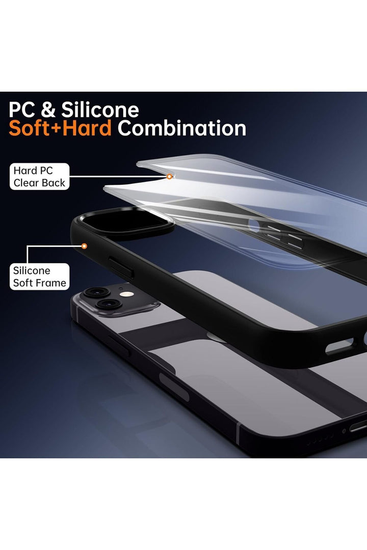 iPhone 11 Uyumlu Kılıf Kamera Çevresi Metal Sararmaya Karşı Dayanıklı Koruyucu Silikon Kapak