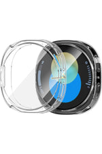 Load image into Gallery viewer, Samsung Galaxy Watch 8 44mm Uyumlu Kılıf Kasa ve Ekran Koruyucu Esnek Silikon Şeffaf Koruma