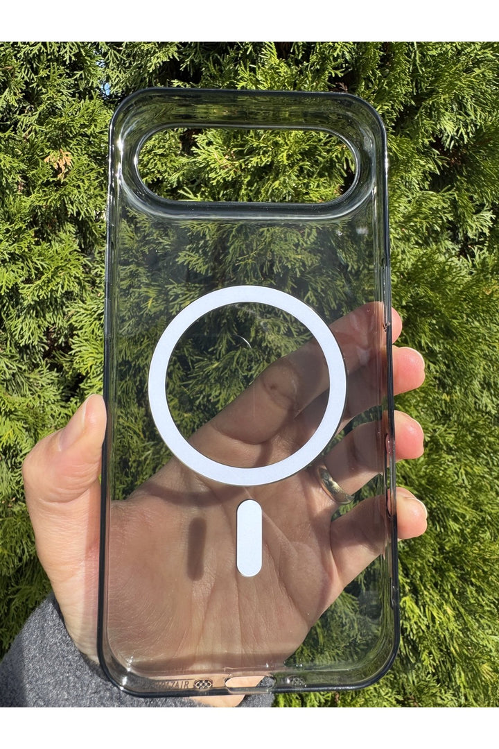 iPhone 17 Air Uyumlu Kılıf Magsafe Sert Sararmaz Kamera Kenarı Koruyucu Dayanıklı Renkli Kapak