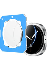 Load image into Gallery viewer, Samsung Galaxy Watch 8 40mm Uyumlu Silikon Kordon ve Kolay Kurulum Aparatlı Cam Ekran Koruyucu