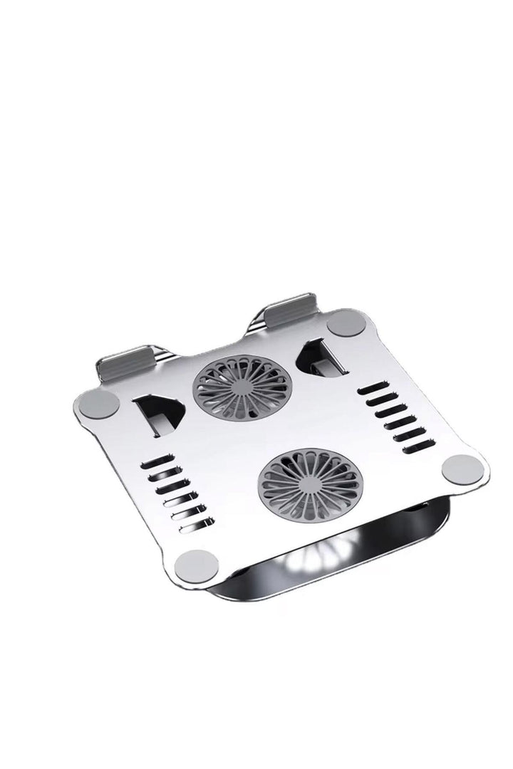 Macbook/Laptop/Notebook Soğutucu Fan Stand RGB LED Işıklı Ayarlanabilir/Katlanabilir 360 Dönebilen