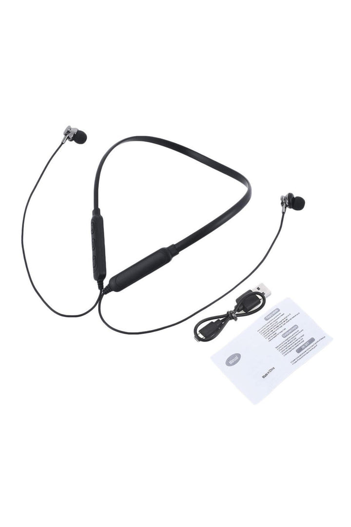 Uzun Kullanım Süreli Sporcu Bluetooth Kulaklık Kablosuz Boyun Bantlı Ense Tipi Arama Cevaplama Tuşlu