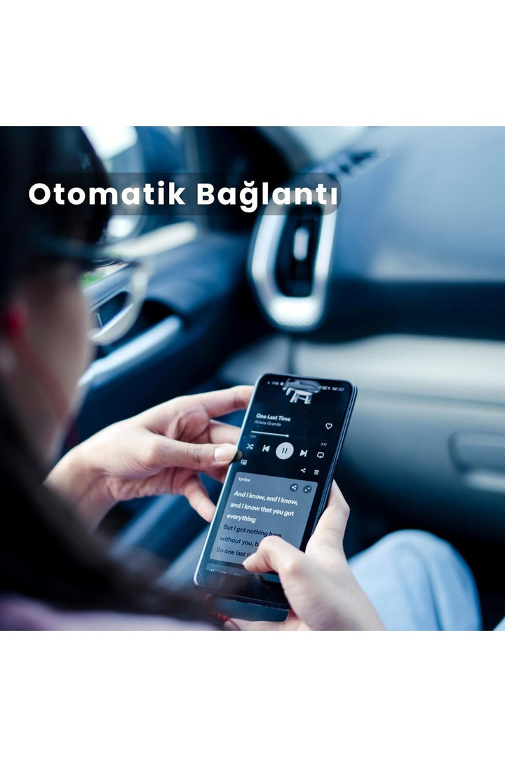 Mikrofonlu Araç Bluetooth Kiti USB 3.5mm Aux Bluetooth Çevirici HD Ses Kalite Micro SD Kart Destekli