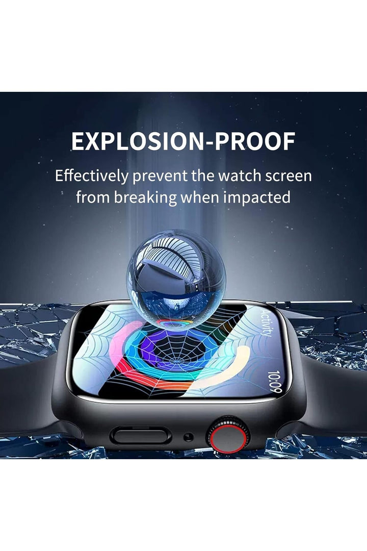 Apple Watch Watch 10 Serisi 42mm Uyumlu Kılıf Kasa ve Ekran Koruyucu Guard Case Renkli Kasa Koruma