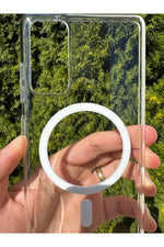 Load image into Gallery viewer, Samsung Galaxy S20 Fe Uyumlu Kılıf Sert Sararmaz Magsafe Kamera Korumalı Koruyucu Dayanıklı Kapak