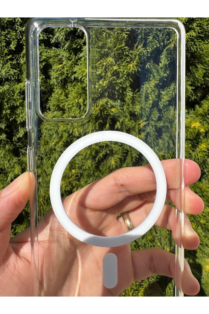 Samsung Galaxy S20 Fe Uyumlu Kılıf Sert Sararmaz Magsafe Kamera Korumalı Koruyucu Dayanıklı Kapak