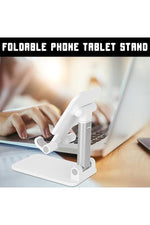 Load image into Gallery viewer, Tablet/Telefon Standı Taşınabilir Katlanabilir Yükseklik Ayarlı Ofis/Ev İçin uygun Telefon Tutucu