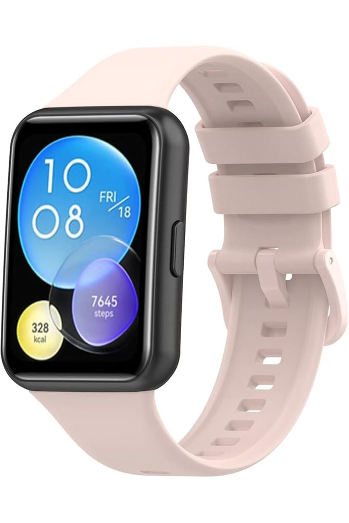 Huawei Watch Fit2 Uyumlu Kordon Liquid Silikon Ayarlanabilir Renkli Lansman Kordon