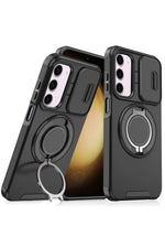 Load image into Gallery viewer, Samsung Galaxy S22 Uyumlu Kılıf Kamera Korumalı Sürgülü 360 Dönebilen Magsafe Stand Tank Kapak