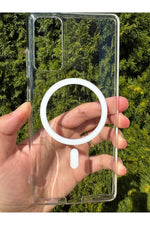 Load image into Gallery viewer, Samsung Galaxy S20 Fe Uyumlu Kılıf Sert Sararmaz Magsafe Kamera Korumalı Koruyucu Dayanıklı Kapak