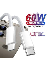 Load image into Gallery viewer, Apple Ipad Iphone 15/16 Plus/16/17 Pro Max Uyumlu 60w Hızlı Şarj Kablosu Örgü Usb-c Type-c Pd Kablo