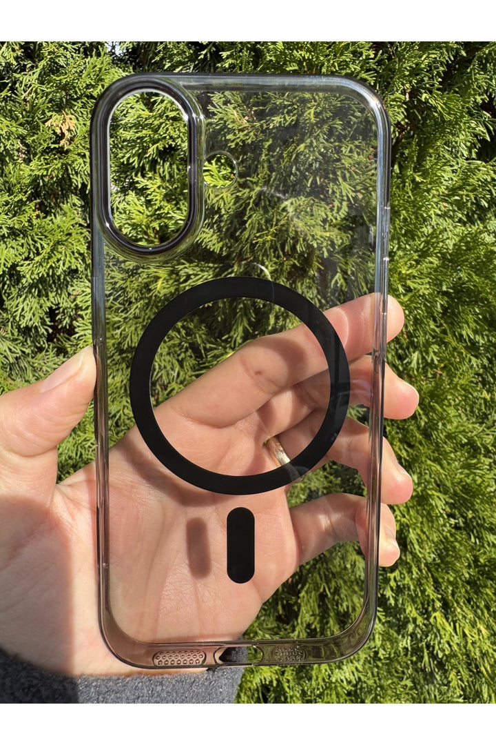 iPhone 17 Uyumlu Kılıf Magsafe Sert Sararmaz Kamera Kenarı Koruyucu Dayanıklı Renkli Kapak