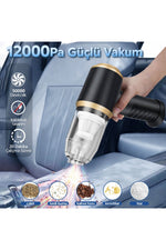Load image into Gallery viewer, Ev/Araç/Ofis Şarjlı Taşınabilir Güçlü Süpürge Yüksek Emiş/Çekiş/Üfleme Gücü Kablosuz Temizleyici