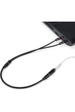 Load image into Gallery viewer, Aux To 2x Aux Kablo 3.5mm Jack Çevirici Mikrofon ve Kulaklk Çoklayıcı Dönüştürücü Aux Stereo Adaptör