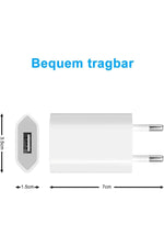 Load image into Gallery viewer, Apple iPad iPhone 4/5/6/7/8/8/Plus/Se/X/Xs/11/12/13/14 Uyumlu 1A 5W Şarj Adaptörü Şarj Başlığı/Cihaz
