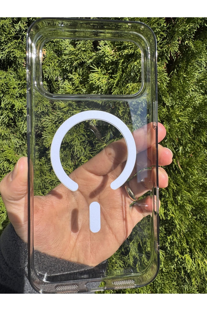 iPhone 17 Pro Max Uyumlu Kılıf Magsafe Sert Sararmaz Kamera Kenarı Koruyucu Dayanıklı Renkli Kapak