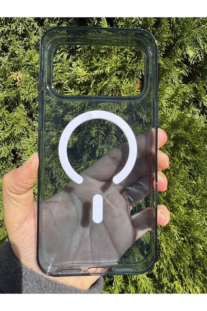 iPhone 17 Pro Max Uyumlu Kılıf Magsafe Sert Sararmaz Kamera Kenarı Koruyucu Dayanıklı Renkli Kapak