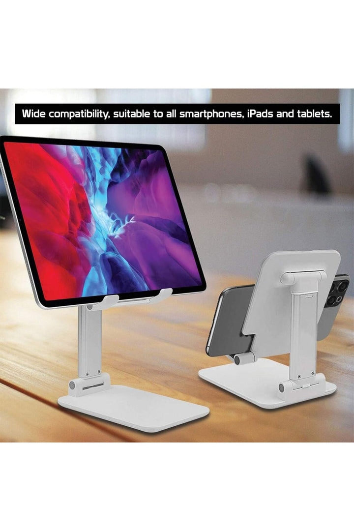 Tablet/Telefon Standı Taşınabilir Katlanabilir Yükseklik Ayarlı Ofis/Ev İçin uygun Telefon Tutucu
