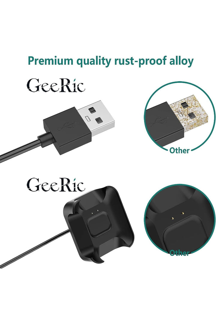 Xiaomi Mi Watch Lite/Redmi Watch Uyumlu Şarj Kablosu Usb Şarj Aleti Kablosu Şarj Cihazı Kablosu