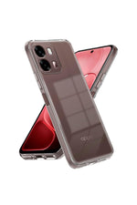 Load image into Gallery viewer, Oppo A6 Pro Uyumlu Kamera Korumalı Kılıf Darbe Önceleyici Şeffaf Transparan Esnek Silikon Kapak