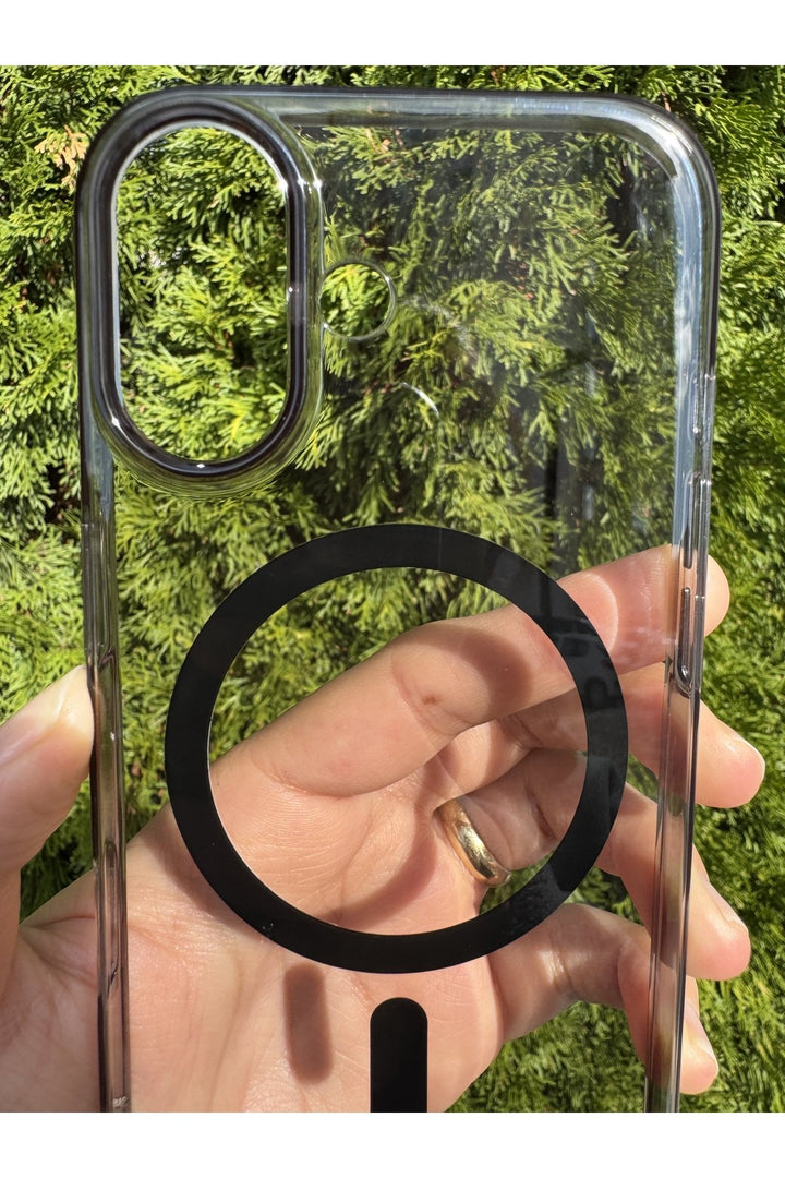 iPhone 17 Uyumlu Kılıf Magsafe Sert Sararmaz Kamera Kenarı Koruyucu Dayanıklı Renkli Kapak