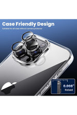 Load image into Gallery viewer, iPhone 15 Pro Max Uyumlu Kamera Lens Koruyucu Dayanıklı Renkli Metal Temperli Cam Kamera Lens Koruma
