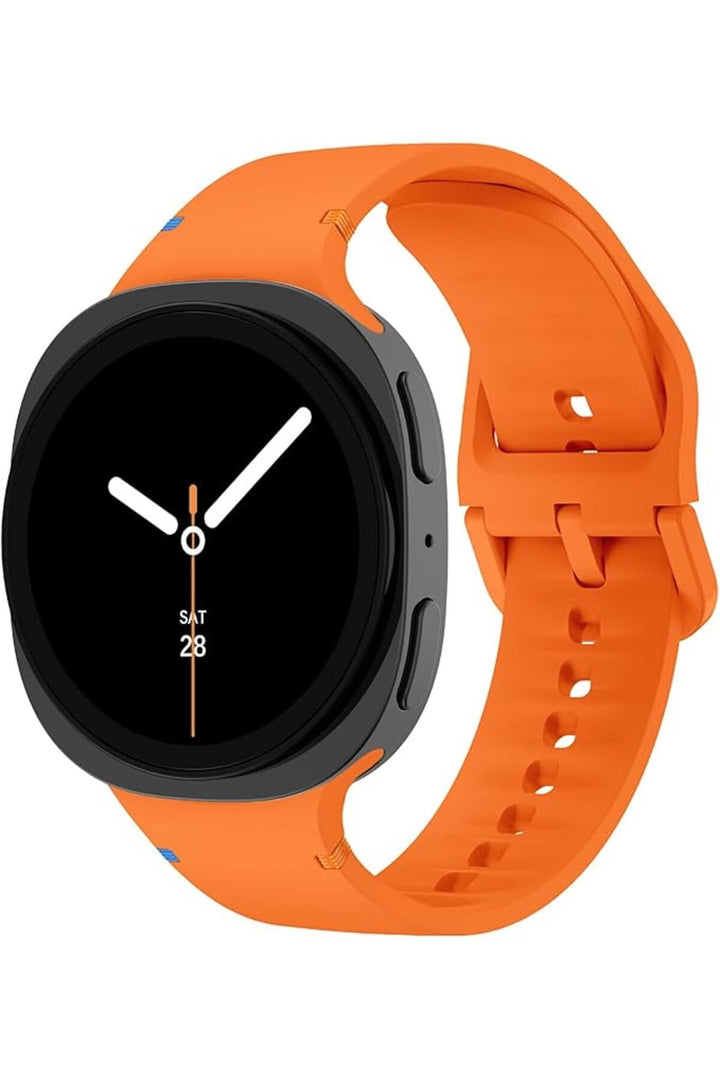 Samsung Galaxy Watch 8 40mm/44mm/Classic 46mm Uyumlu Kordon Liquid Same Leke Tutmayan Silikon Kordon