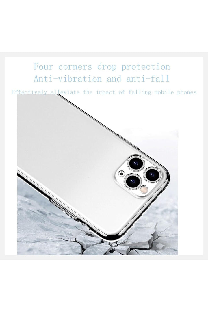Tecno Spark Go 2 Uyumlu Kamera Korumalı Kılıf Darbe Önceleyici Şeffaf Transparan Esnek Silikon Kapak