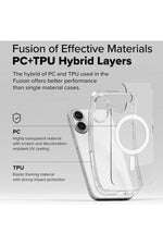 Load image into Gallery viewer, iPhone 16 Plus Uyumlu Kılıf Kamera Çıkıntılı Şeffaf Magsafe Kılıf Kablosuz Şarj Destekli Kapak