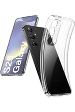 Load image into Gallery viewer, Samsung Galaxy S25 Uyumlu Kılıf 3D Kamera Koruma Darbe Önleyici Şeffaf Renksiz Silikon Kapak
