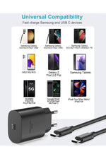 Load image into Gallery viewer, Samsung Galaxy S21/S22/S23/24/S24 Plus/S24 Ultra Uyumlu Hızlı Şarj 25W USB-C Type-C PD Şarj Cihazı