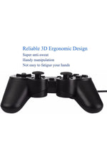 Load image into Gallery viewer, PS3/PC/Windows 11/10/8/7 Roblox/Steam/RetroPie Uyumlu DoubleShock Oyun Kol USB Tak Çalıştır Joystick