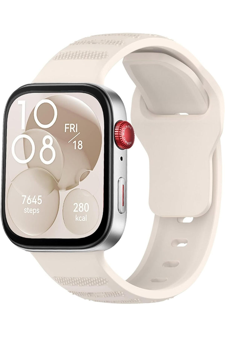 Huawei Watch Fit3 Uyumlu Kordon Liquid Silikon Ayarlanabilir Renkli Lansman Kordon