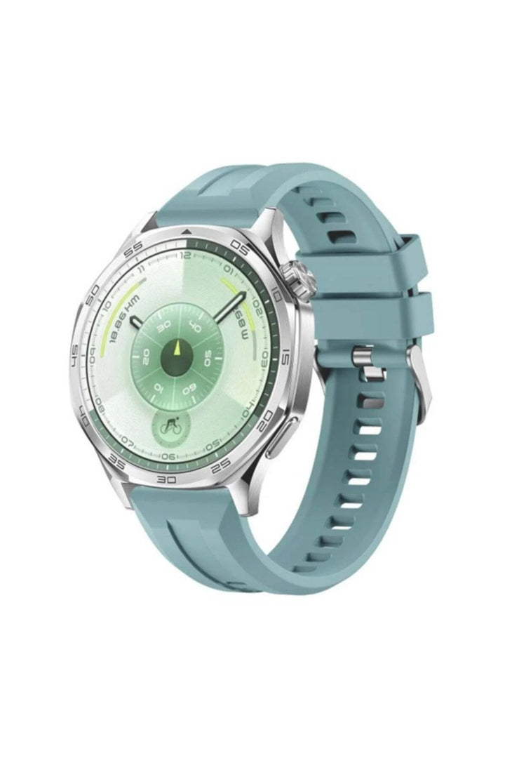 Huawei Watch Gt2e/GT2/GT2 Pro/GT3/GT3 Pro/GT4/GT5/GT6 46mm Yeşil Kumaş Ayarlanabilir Lansman Kordon