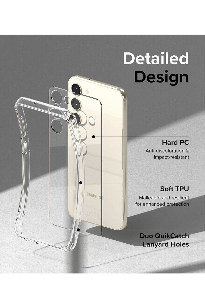 Samsung Galaxy S23 Uyumlu Kılıf 3D Kamera Korumalı Şeffaf Darbe Önleyici Renksiz Esnek Silikon